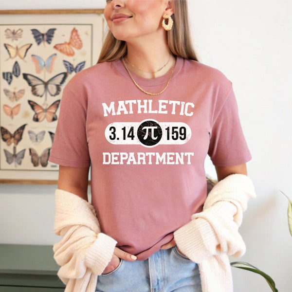 Mathletic Department T-Shirt – Funny Math Lover Gift Tee