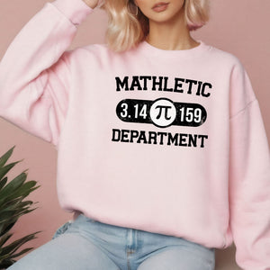 Mathletic Department Sweatshirt – Funny Math Crewneck Gift