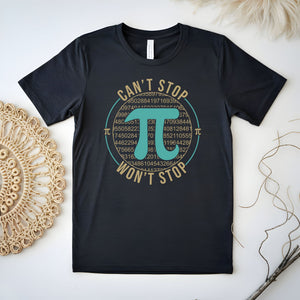 Can’t Stop Won’t Stop Math Shirt – Confident Nerd Style Tee