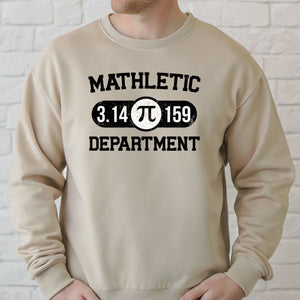 Mathletic Department Sweatshirt – Funny Math Crewneck Gift