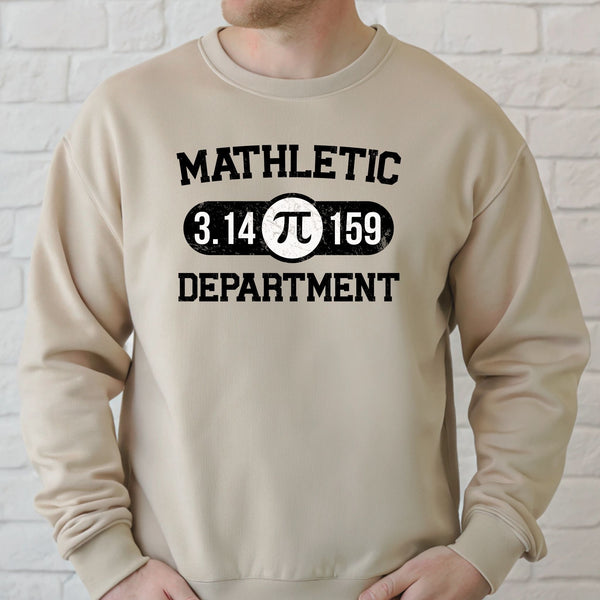 Mathletic Department Sweatshirt – Funny Math Crewneck Gift