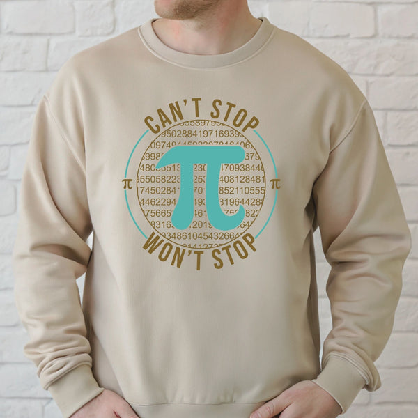 Can’t Stop Won’t Stop Sweatshirt – Math Nerd Crewneck