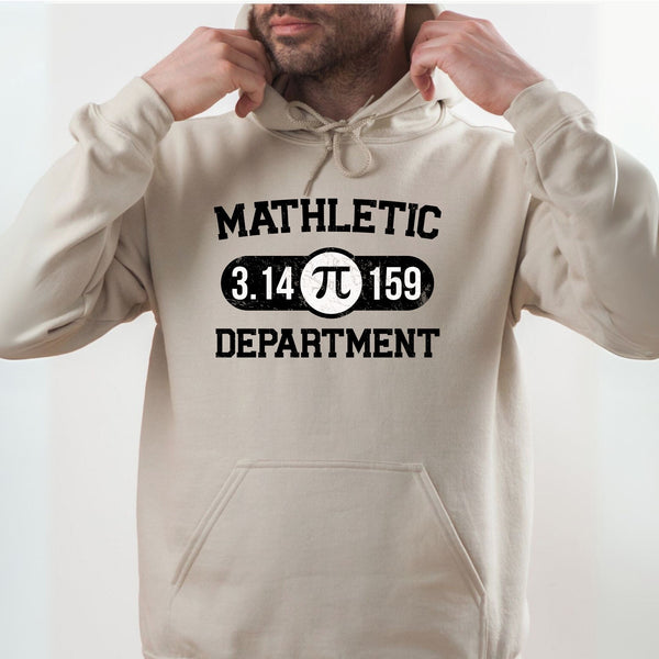 Mathletic Department Hoodie – Funny Math Pun Nerd Pullover
