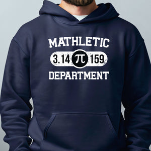 Mathletic Department Hoodie – Funny Math Pun Nerd Pullover