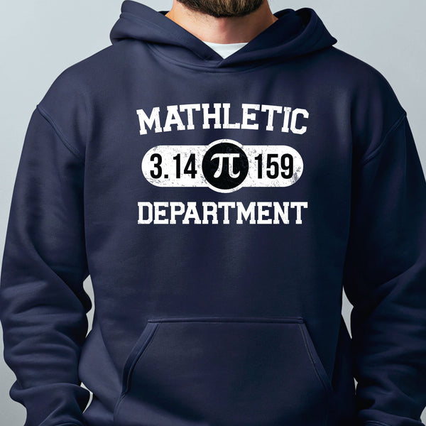 Mathletic Department Hoodie – Funny Math Pun Nerd Pullover