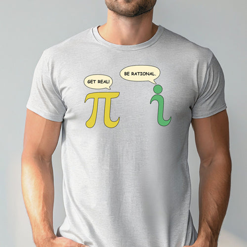 Get Real Be Rational T-Shirt – Funny Algebra Tee for Nerds
