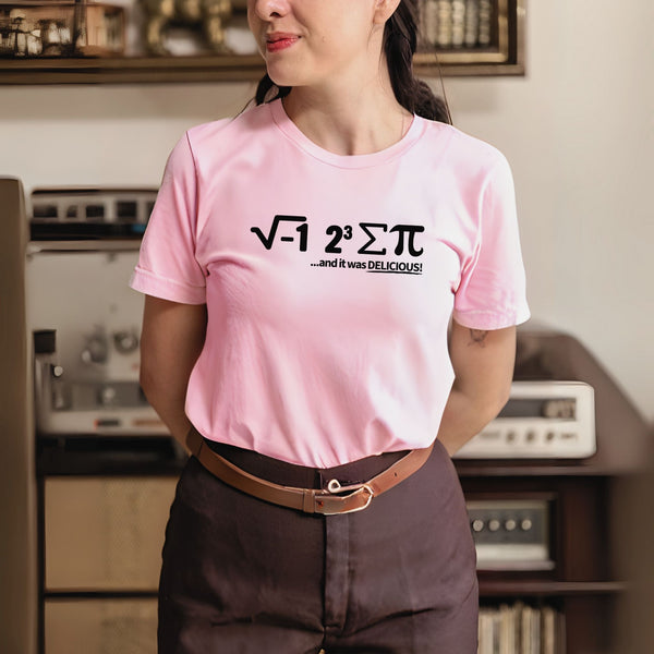 I Ate Some Pie T-Shirt – Funny Math Pun for Nerds