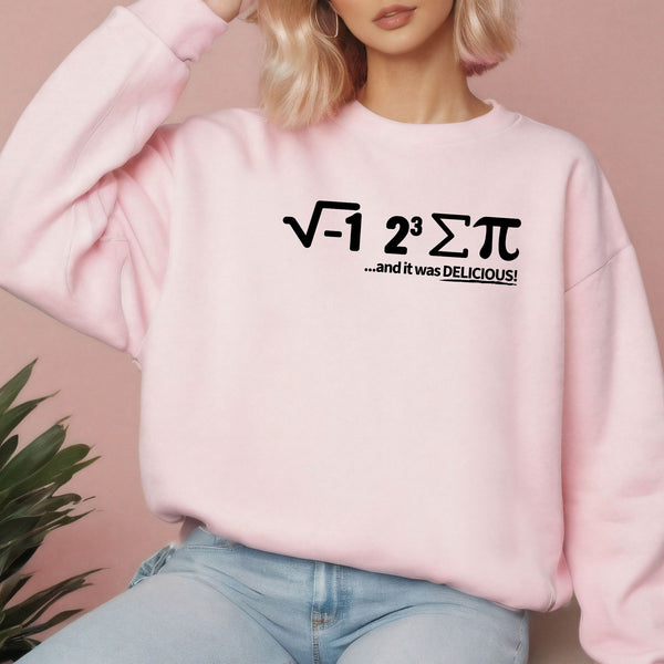 I Ate Some Pie Sweatshirt – Funny Math Pun Crewneck