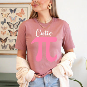 Cutie Pi T-Shirt – Cute Math Shirt for Nerdy STEM Lovers