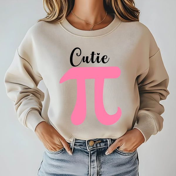 Cutie Pi Sweatshirt – Cute STEM Crewneck for Math Lovers