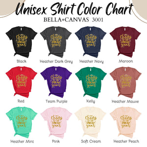 Cheers To The New Year Shirt – Festive NYE Champagne Party Tee