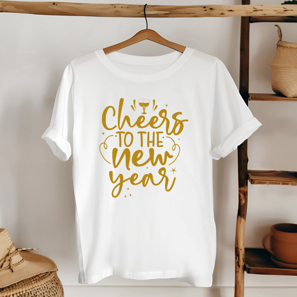 Cheers To The New Year Shirt – Festive NYE Champagne Party Tee