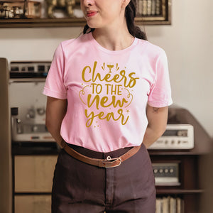 Cheers To The New Year Shirt – Festive NYE Champagne Party Tee
