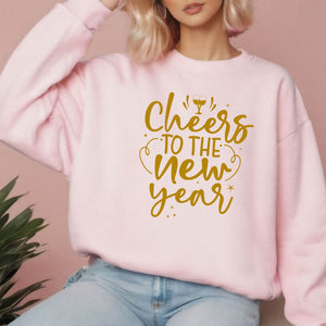Cheers To The New Year Sweatshirt – Festive NYE Party Crewneck