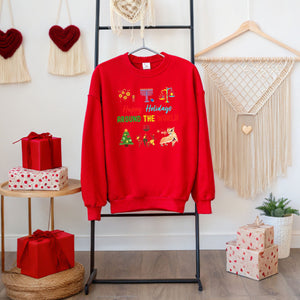 Happy Holidays Around The World Sweatshirt – Multicultural Holiday Crewneck