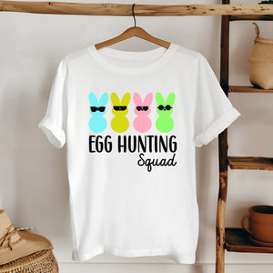 Egg Hunting Squad T-Shirt – Cute Easter Bunny Tee