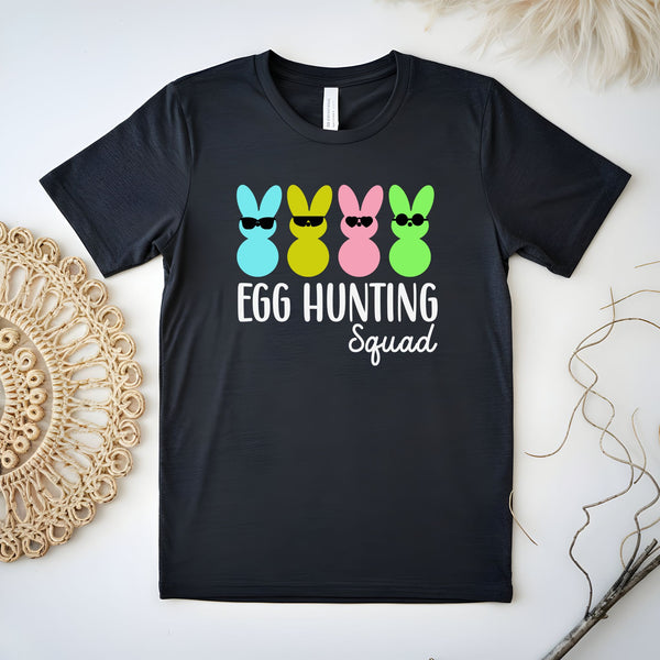 Egg Hunting Squad T-Shirt – Cute Easter Bunny Tee