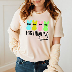 Egg Hunting Squad T-Shirt – Cute Easter Bunny Tee