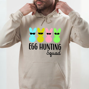 Egg Hunting Squad Hoodie – Cool Easter Bunny Outfit