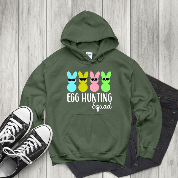 Egg Hunting Squad Hoodie – Cool Easter Bunny Outfit