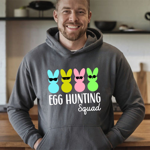 Egg Hunting Squad Hoodie – Cool Easter Bunny Outfit