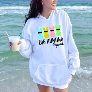 Egg Hunting Squad Hoodie – Cool Easter Bunny Outfit