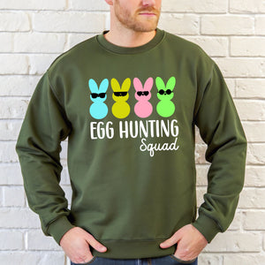Egg Hunting Squad Sweatshirt – Cute Bunny Crewneck