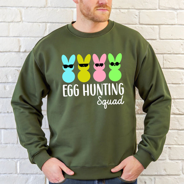 Egg Hunting Squad Sweatshirt – Cute Bunny Crewneck