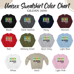 Egg Hunting Squad Sweatshirt – Cute Bunny Crewneck
