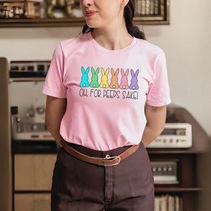Oh For Peeps Sake T-Shirt – Funny Easter Bunny Tee