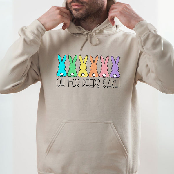 Oh For Peeps Sake Hoodie – Funny Easter Pun Gift