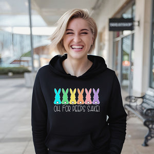 Oh For Peeps Sake Hoodie – Funny Easter Pun Gift