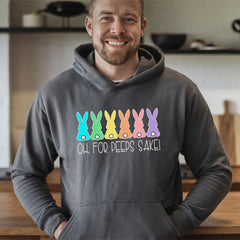 Oh For Peeps Sake Hoodie – Funny Easter Pun Gift