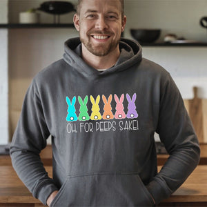 Oh For Peeps Sake Hoodie – Funny Easter Pun Gift