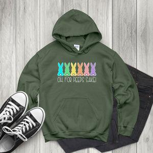 Oh For Peeps Sake Hoodie – Funny Easter Pun Gift