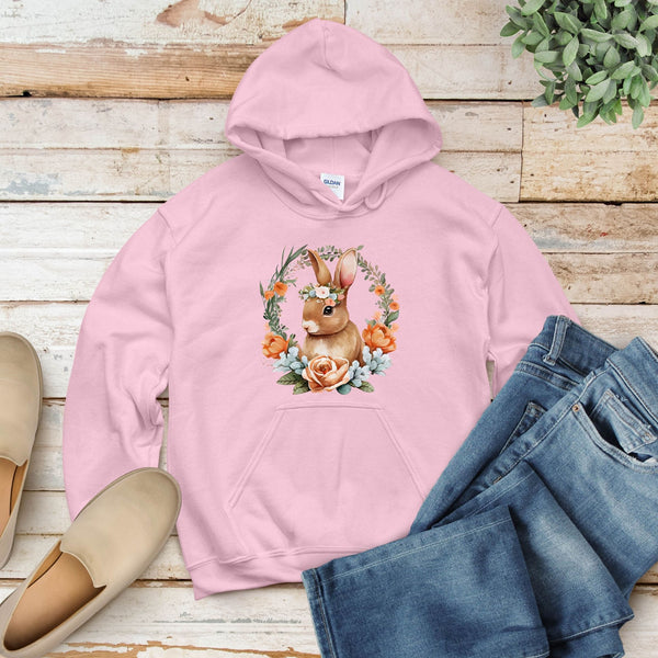 Flower Easter Hoodie – Easter Bunny Gift for Her