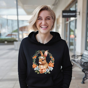 Flower Easter Hoodie – Easter Bunny Gift for Her