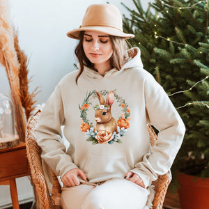 Flower Easter Hoodie – Easter Bunny Gift for Her