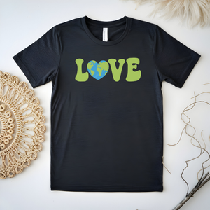 Earth Love T-Shirt – Cute Eco Shirt for Planet Lovers