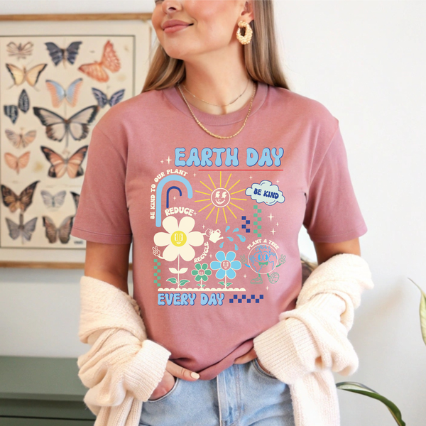 Earth Day T-Shirt – Retro Eco Shirt for Planet Lovers