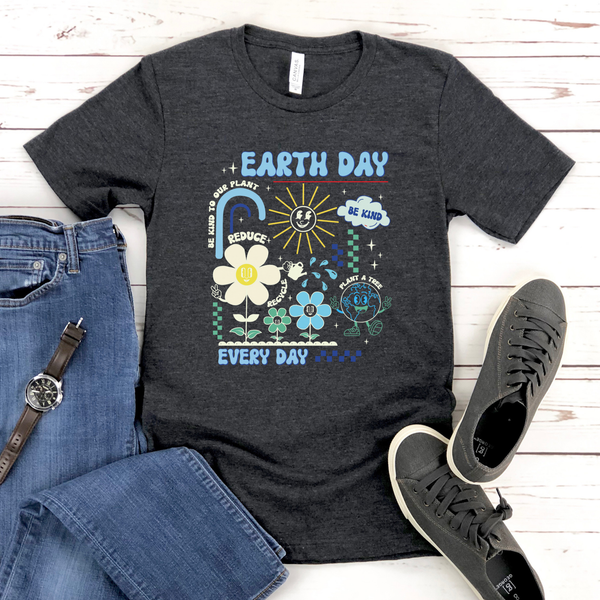 Earth Day T-Shirt – Retro Eco Shirt for Planet Lovers