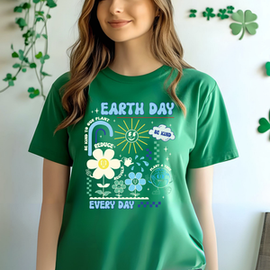 Earth Day T-Shirt – Retro Eco Shirt for Planet Lovers
