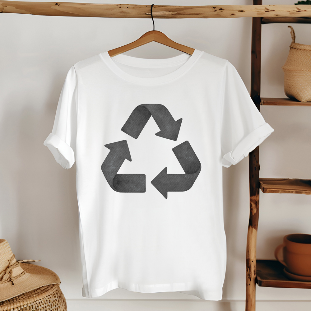 Earth Day Recycle Logo T-Shirt – Eco Tee for Green Living