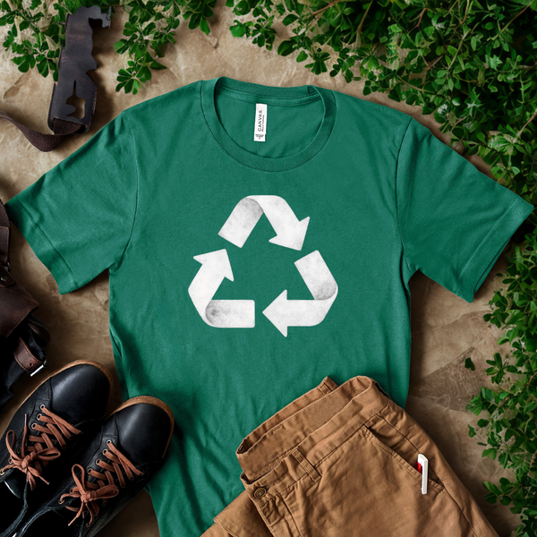 Earth Day Recycle Logo T-Shirt – Eco Tee for Green Living