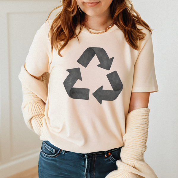 Earth Day Recycle Logo T-Shirt – Eco Tee for Green Living
