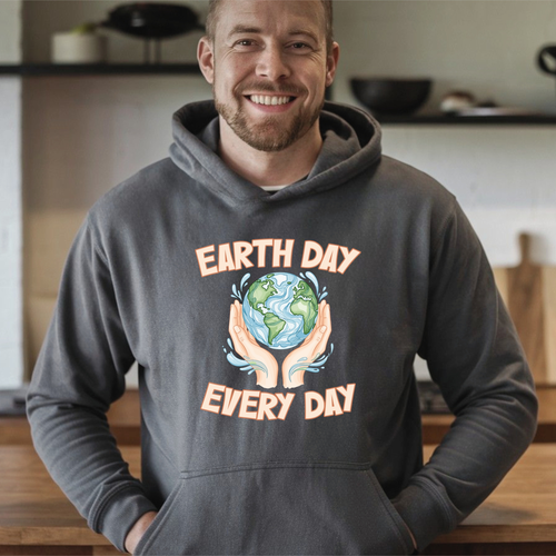 Earth Day Every Day Hoodie – Save Our Planet Pullover