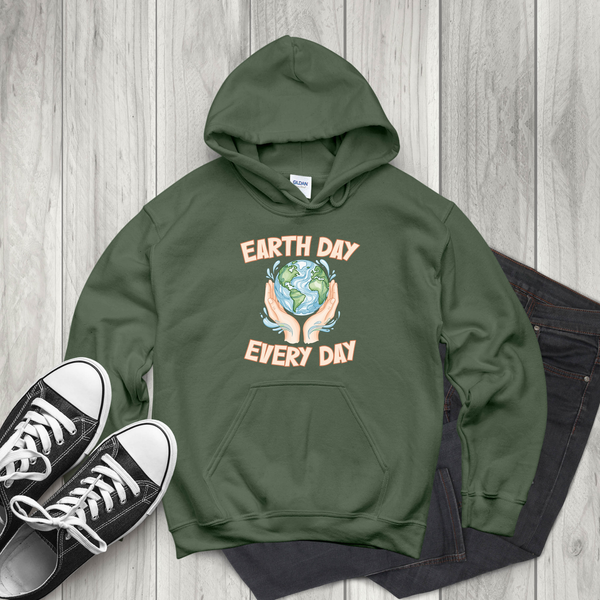 Earth Day Every Day Hoodie – Save Our Planet Pullover