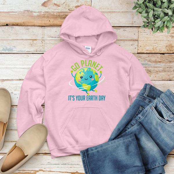 Go Planet It’s Your Earth Day Hoodie – Earth Lover Gift