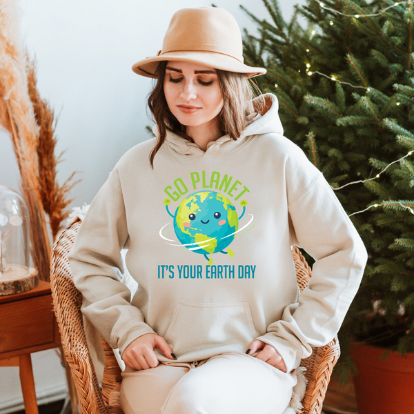 Go Planet It’s Your Earth Day Hoodie – Earth Lover Gift