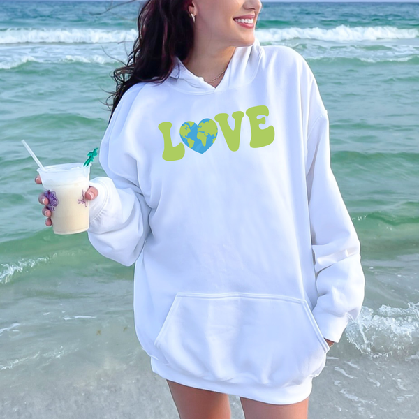 Earth Love Hoodie – Cozy Eco Pullover for Planet Lovers